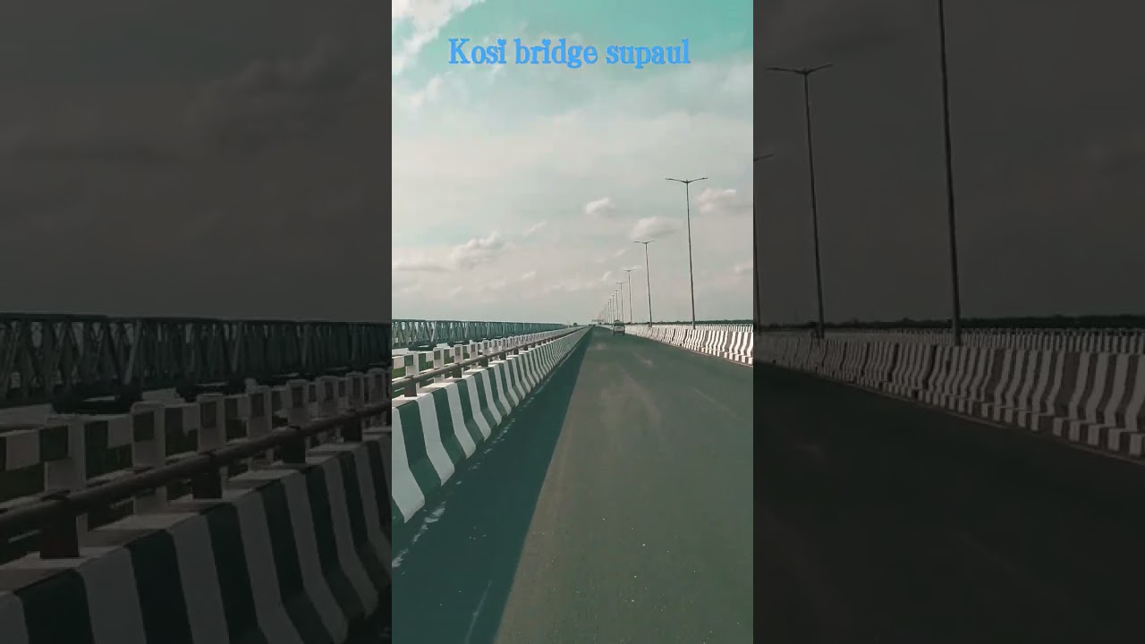 kosi bridge supaul ❤️❤️❤️#bihar #supaul #youtubeshorts #youtube