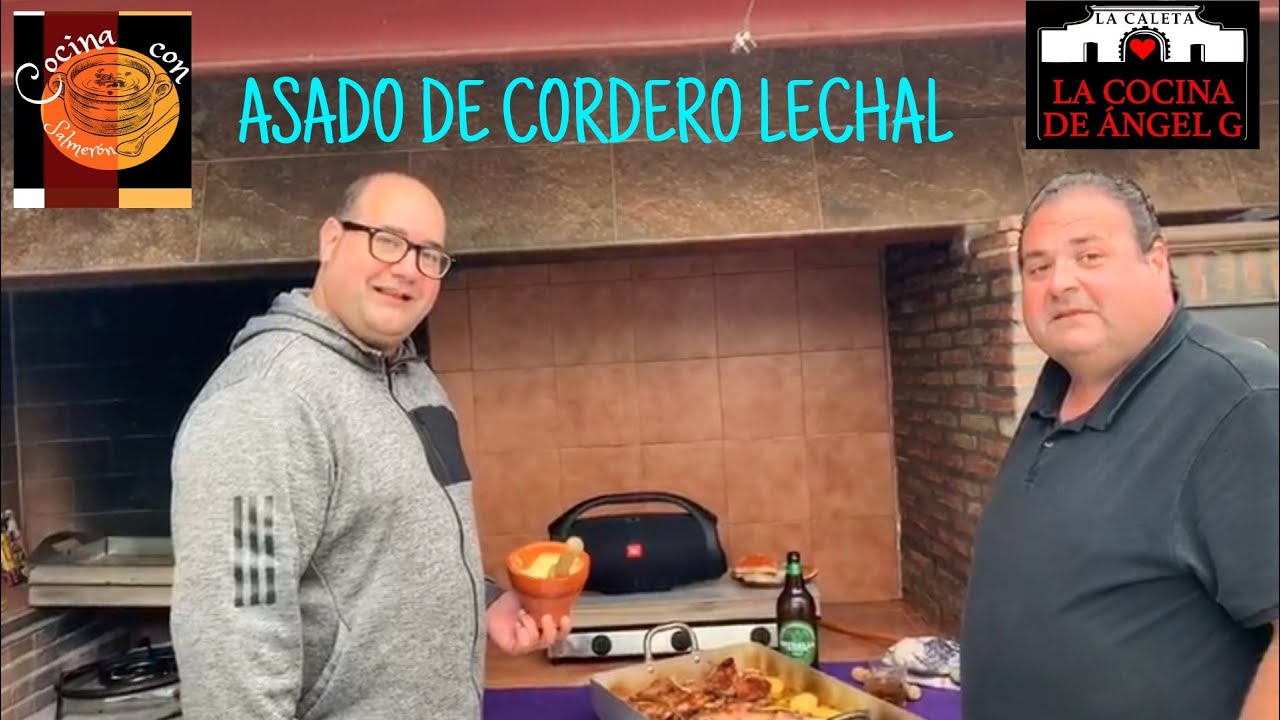 Asado de Cordero lechal al horno de leña @lacocinadeangelg9676