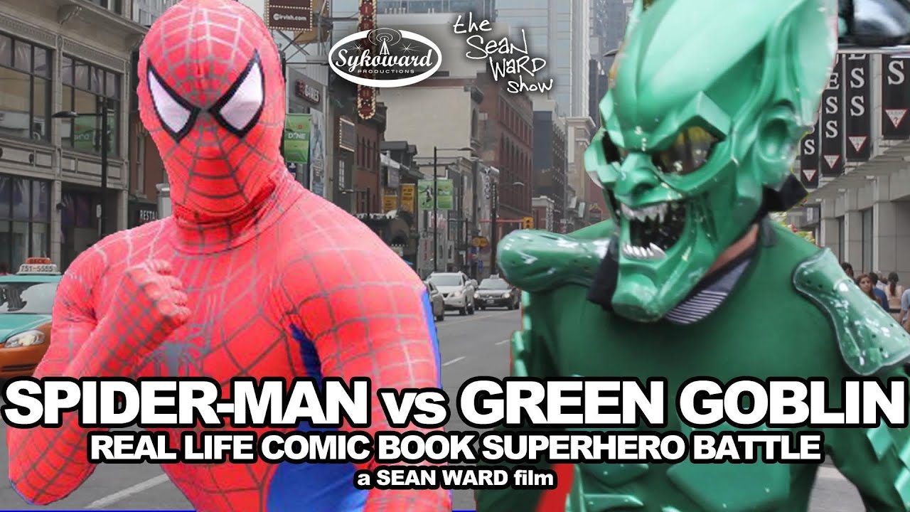 Spider-Man VS Green Goblin - Real Life Superhero Battle