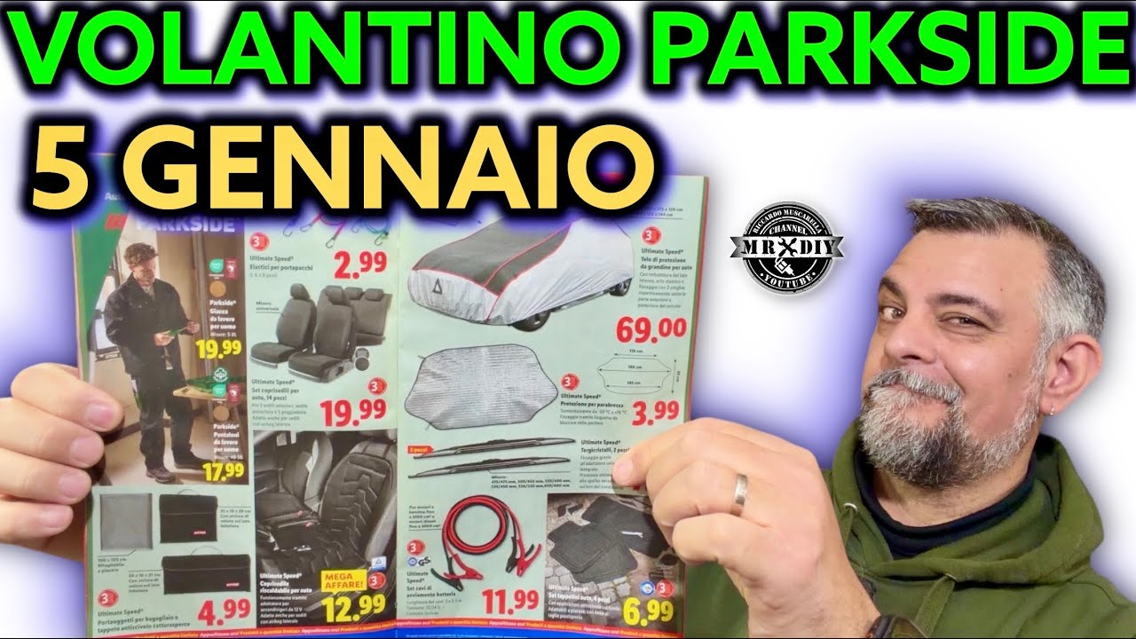 Volantino Parkside Lidl fai da te 5 GENNAIO 2026 Riccardo Muscarella #parkside #attrezzi #lidl