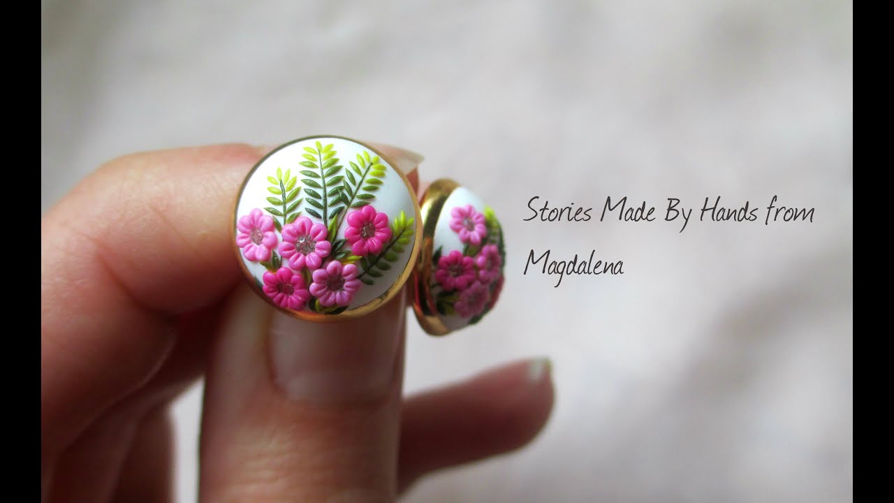 Interview about polymer clay jewelry with embroidery / applique technique