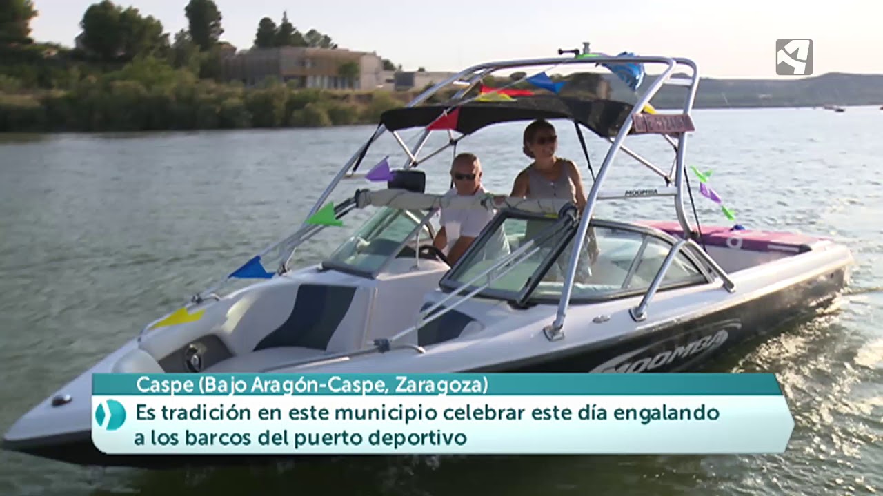 Barcos bendecidos en Caspe