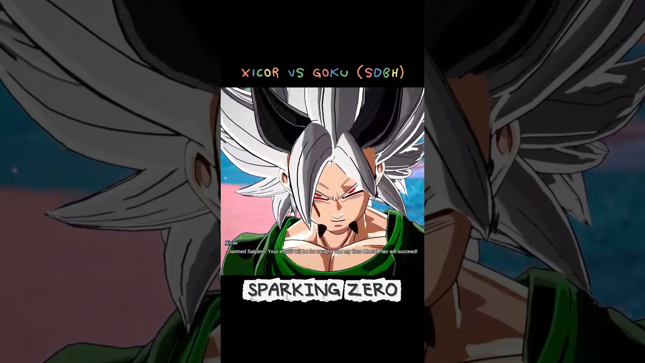 Ксикор против Гоку (Super Dragon Ball Heroes) 🔥 #sparkingzero #xicor #goku #mods