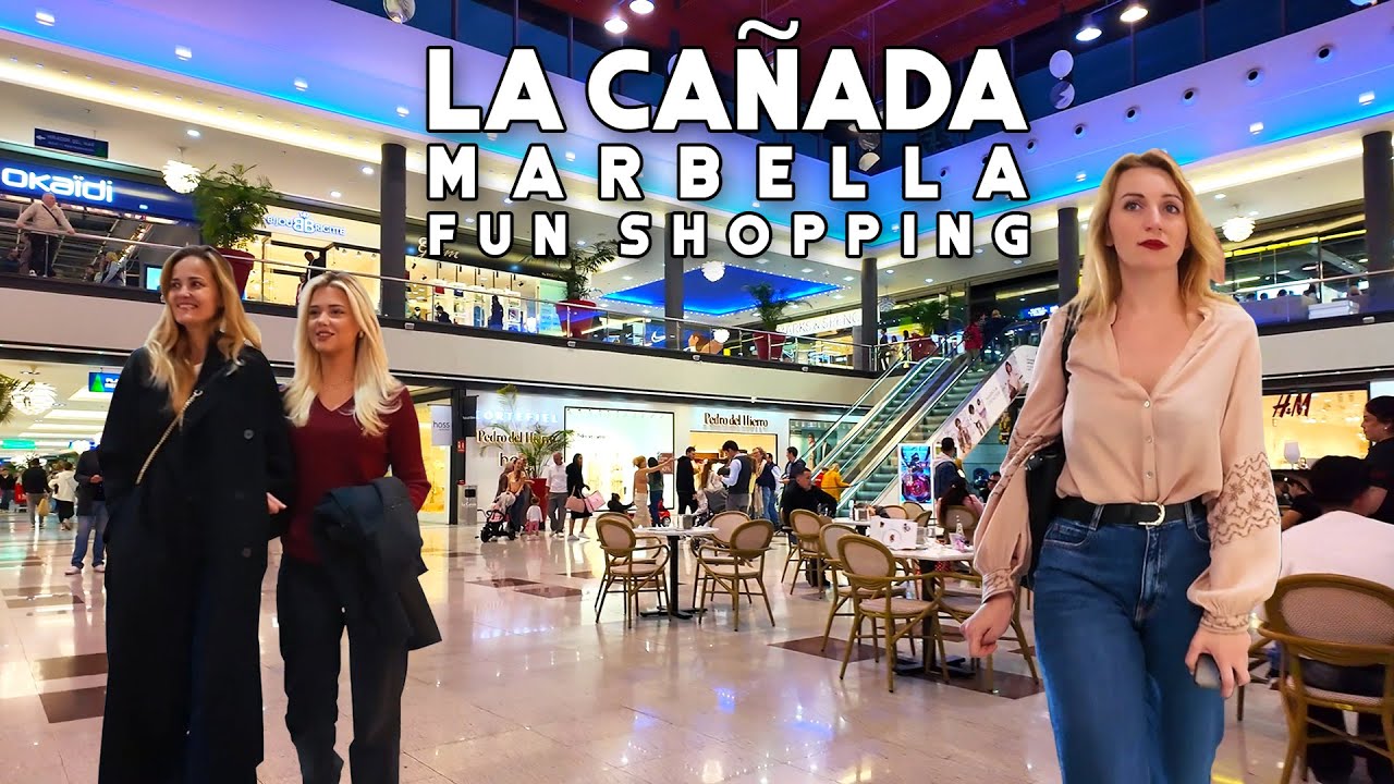 La Cañada Marbella Spain Fun Shopping March 2025 Update Costa del Sol Walk | Málaga [4K]