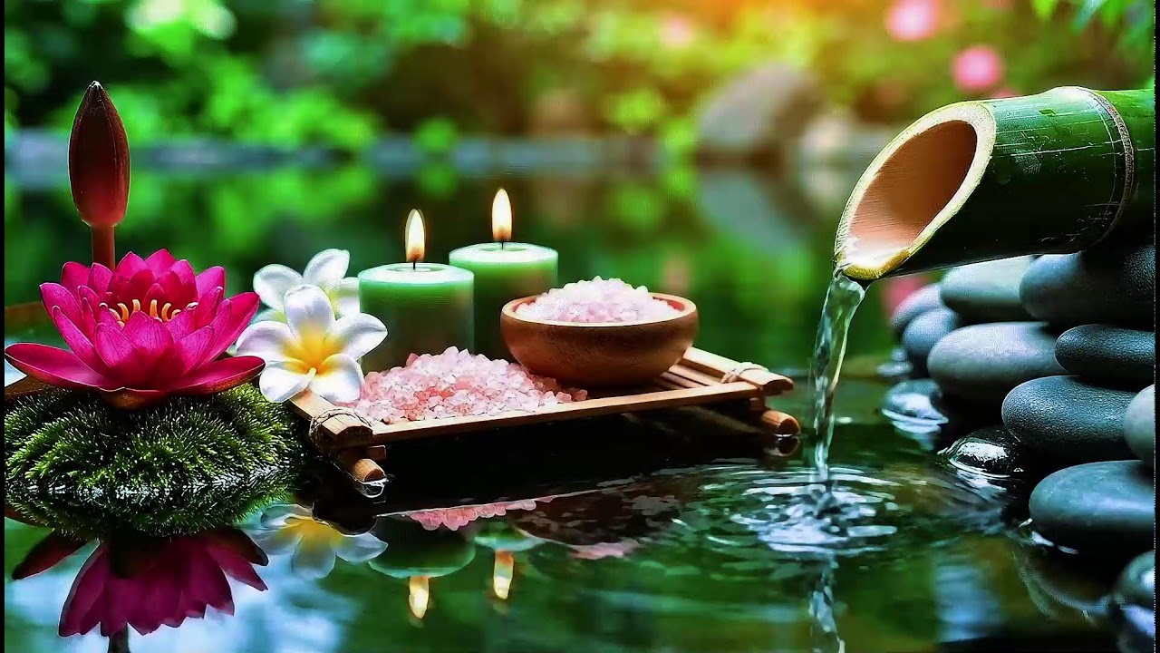 Relaxing Music Sleep and Water Sounds 🌿 Piano Music to Calm Your Mind, Deep Sleep, Stress Relief