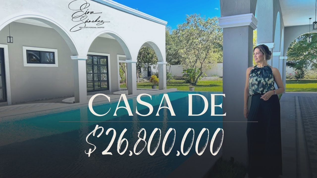 IMPRESIONANTE casa de $26.8 Millones a la VENTA en Mérida
