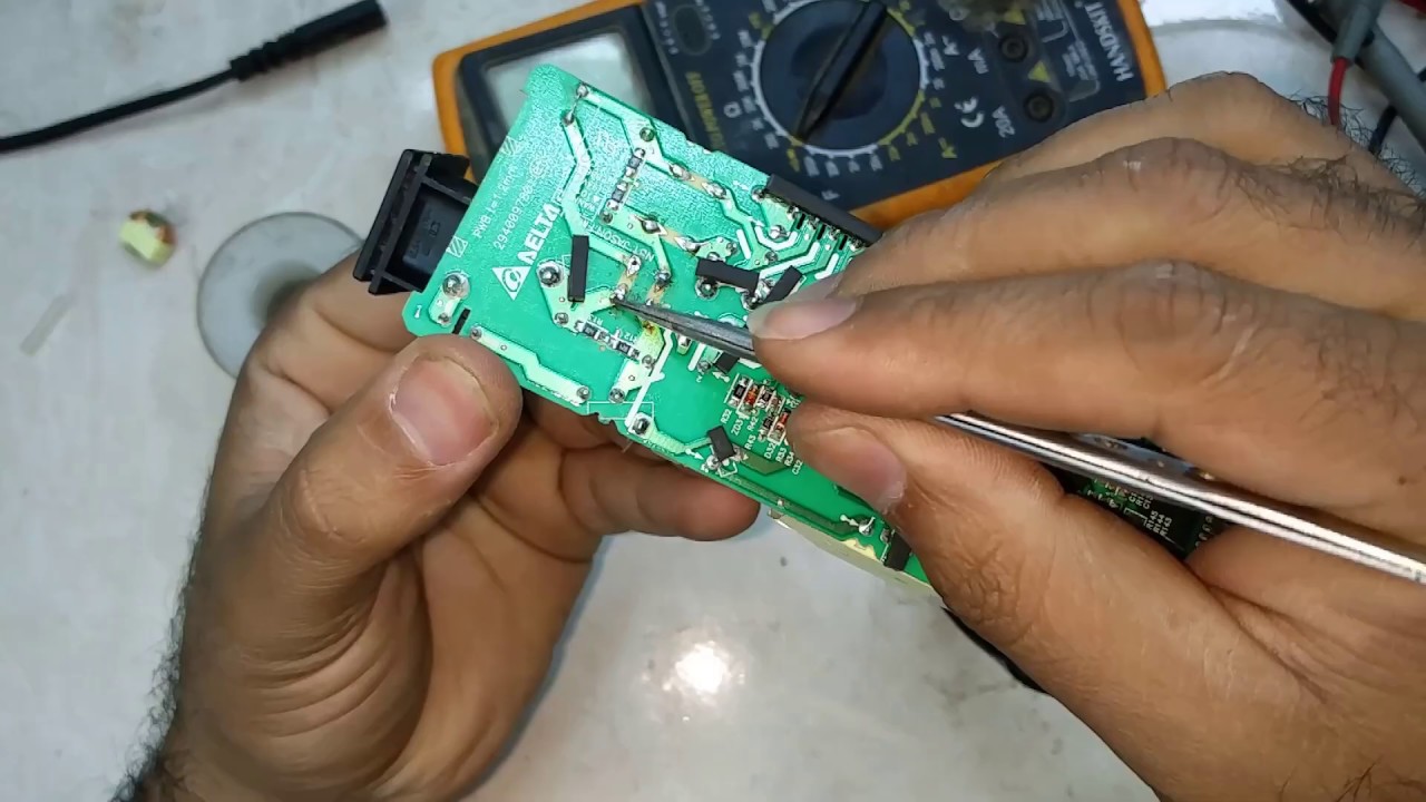 شاحن قاطع بور وطريقه تتبع اعطال الشاحن