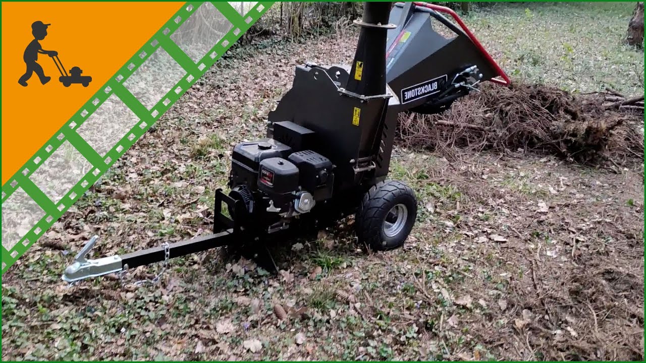 Broyeur de branches thermique professionnel Blackstone BSFC 1600 BSE - Fonctionnement