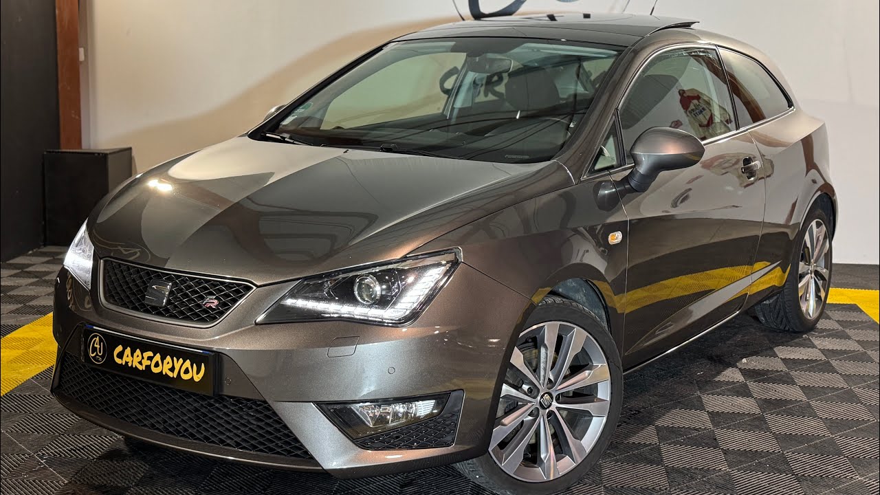 Seat Ibiza IV Phase 3 FR 1.4 ecoTSI ACT 150ch Toit ouvrant, Apple CarPlay, Sièges chauffants