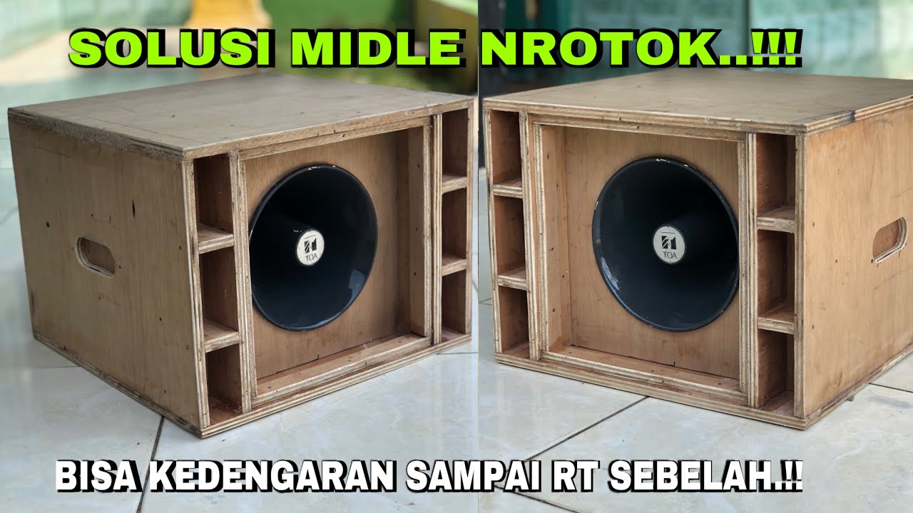 BOX SPEAKER TOA COCOK UNTUK MIDLE BALAP