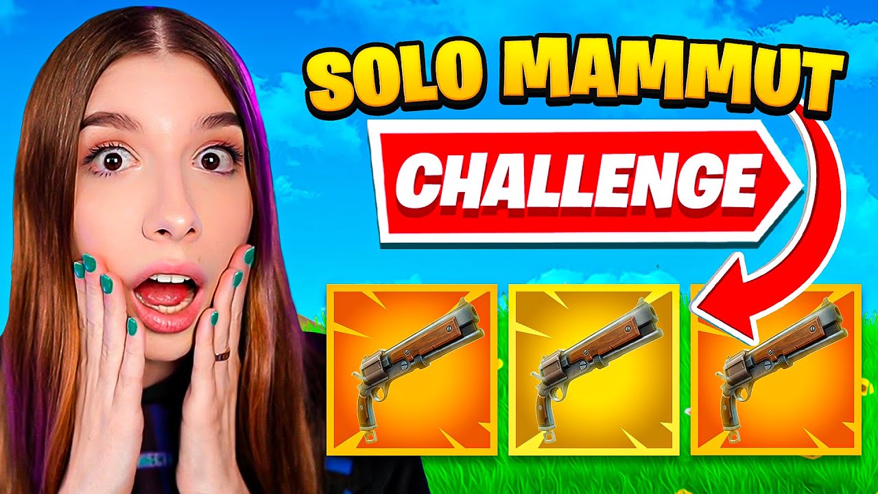 VINCO usando SOLO la PISTOLA MAMMUT su FORTNITE!! *CHALLENGE EPICA*┃FORTNITE ITA