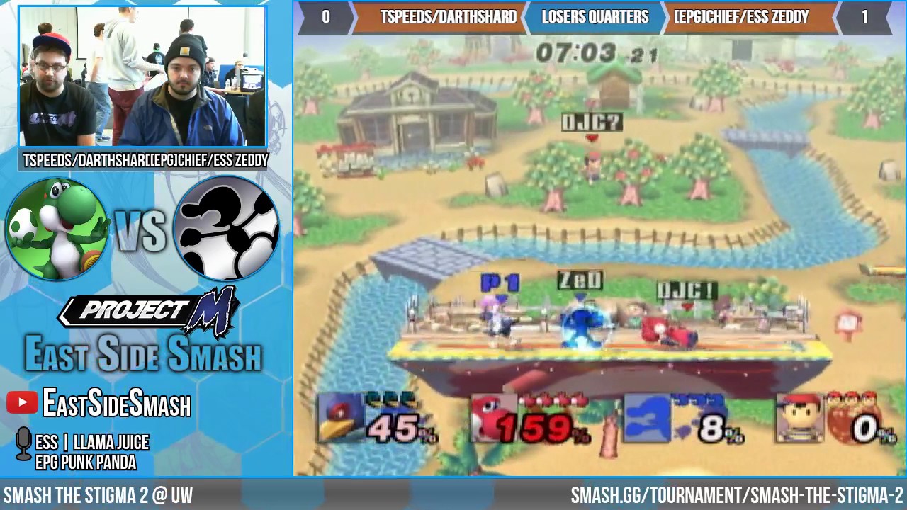 Smash The Stigma 2: Tspeeds/PMTV | DarthShard (R) Vs [ePG] Chief/ESS | Zeddy (B) - LQs - PM Doubles