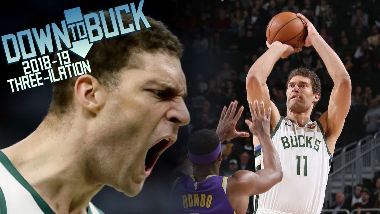 Brook Lopez All 187 Three-Pointers Full Highlights (2018-19 Season Three-ilation Part I)