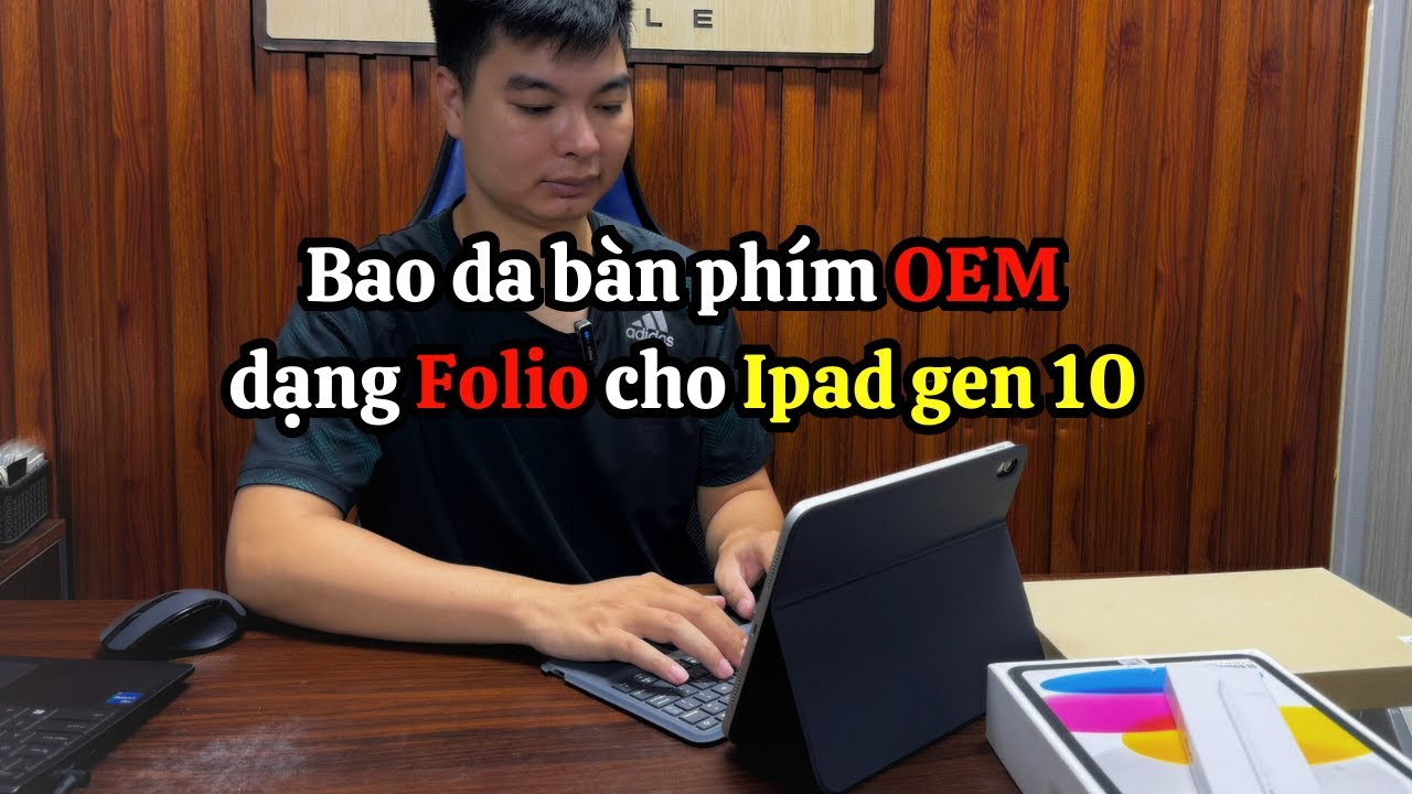 Bao da bàn phím OEM dạng Folio cho ipad gen 10 - Canhhastore