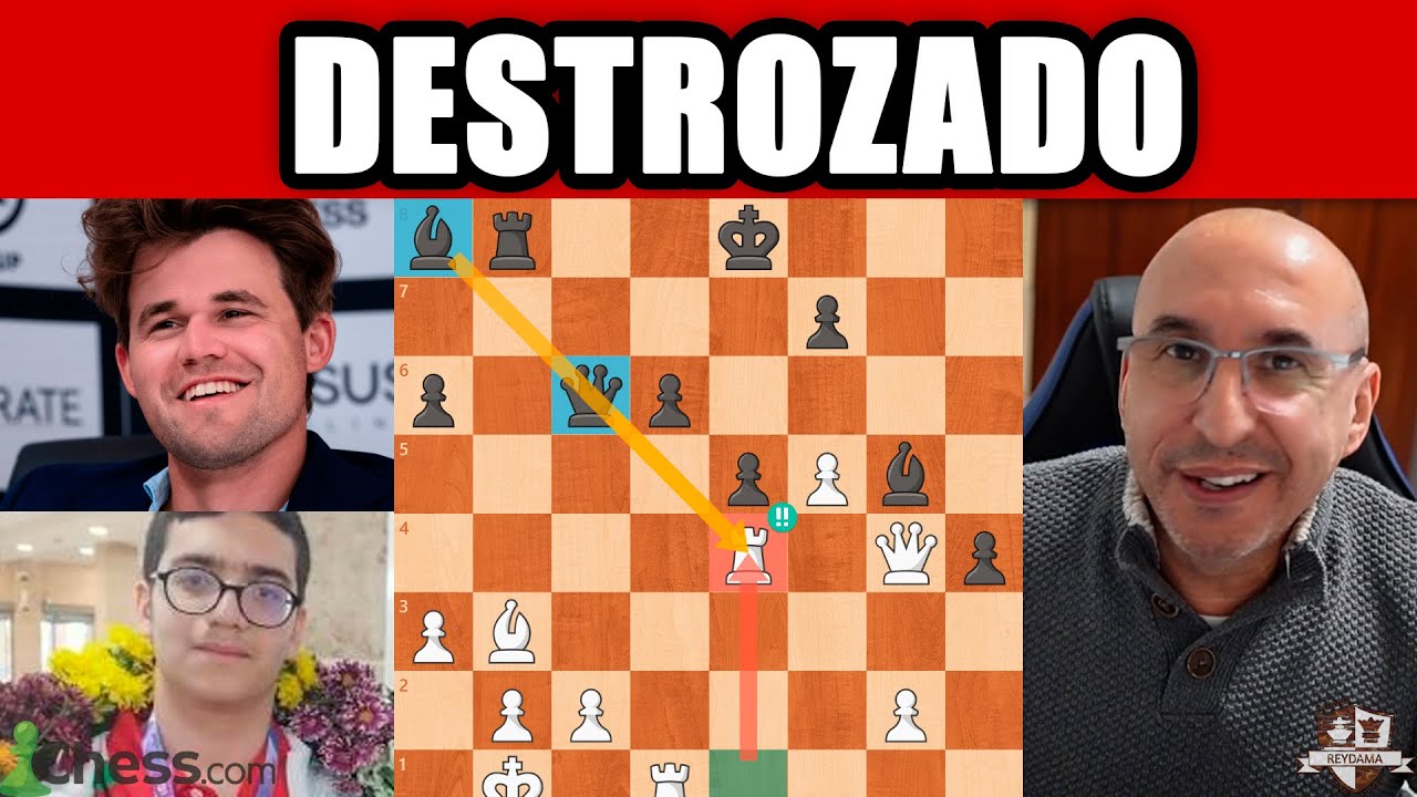 LE DIERON UN BOMBAZO AL NUMERO UNO DEL MUNDO y lo DESTROZARON! Sina Movahed Vs Magnus Carlsen