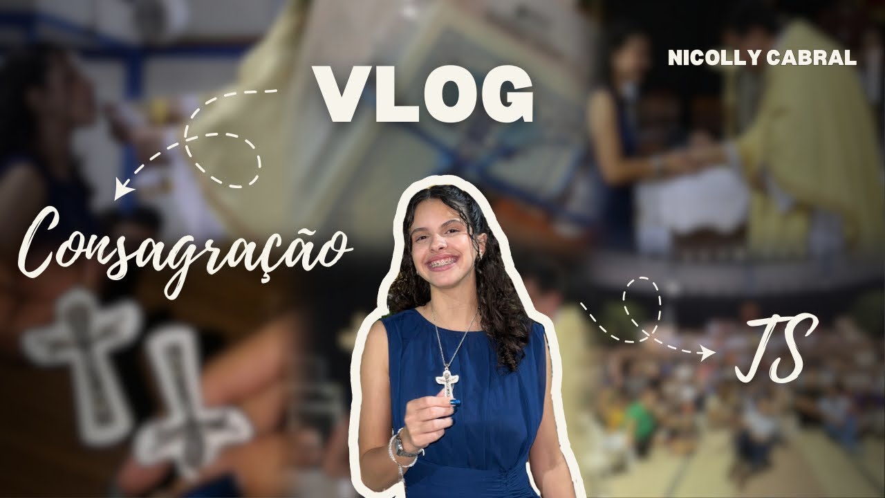Vlog #8 | Minha consagração na Comunidade de Aliança Trindade Santa 💙