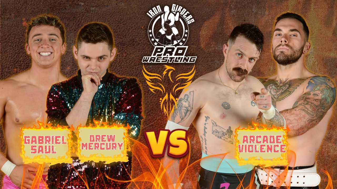 Arcade Violence vs Mercury & Saul @ Iron Girders Pro Wrestling