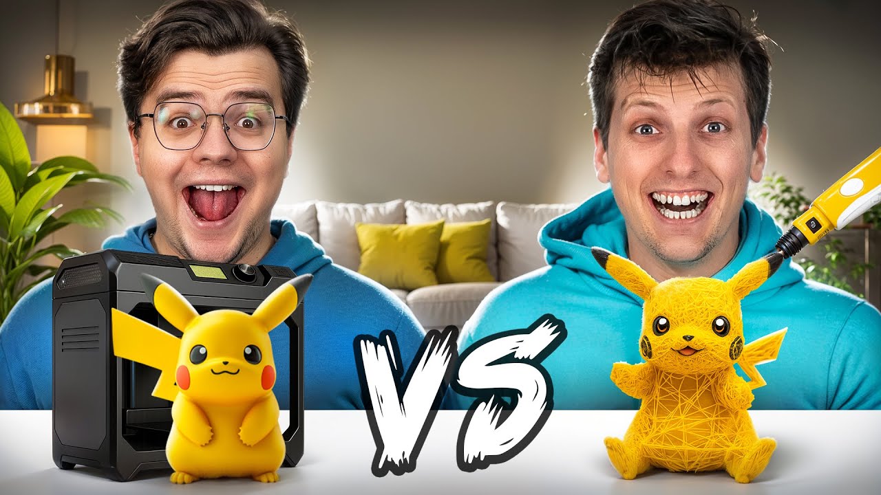 3D PRINTER vs PIX 3D Challenge cu Silviu Orange Blue !!!