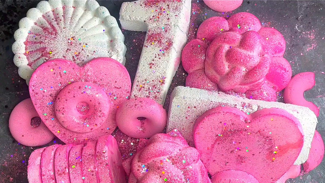 Soft Crispy Crunchy Gym Chalk Crushing Compilation Asmr @Nadia_b