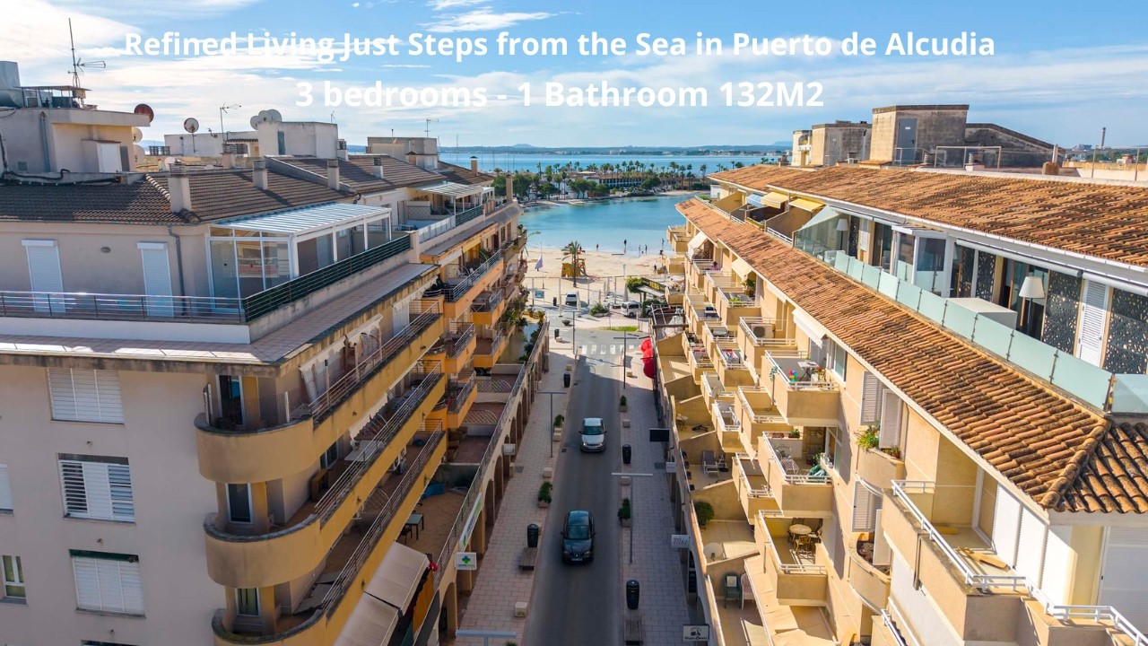 Refined Living Just Steps from the Sea in Puerto de Alcudia