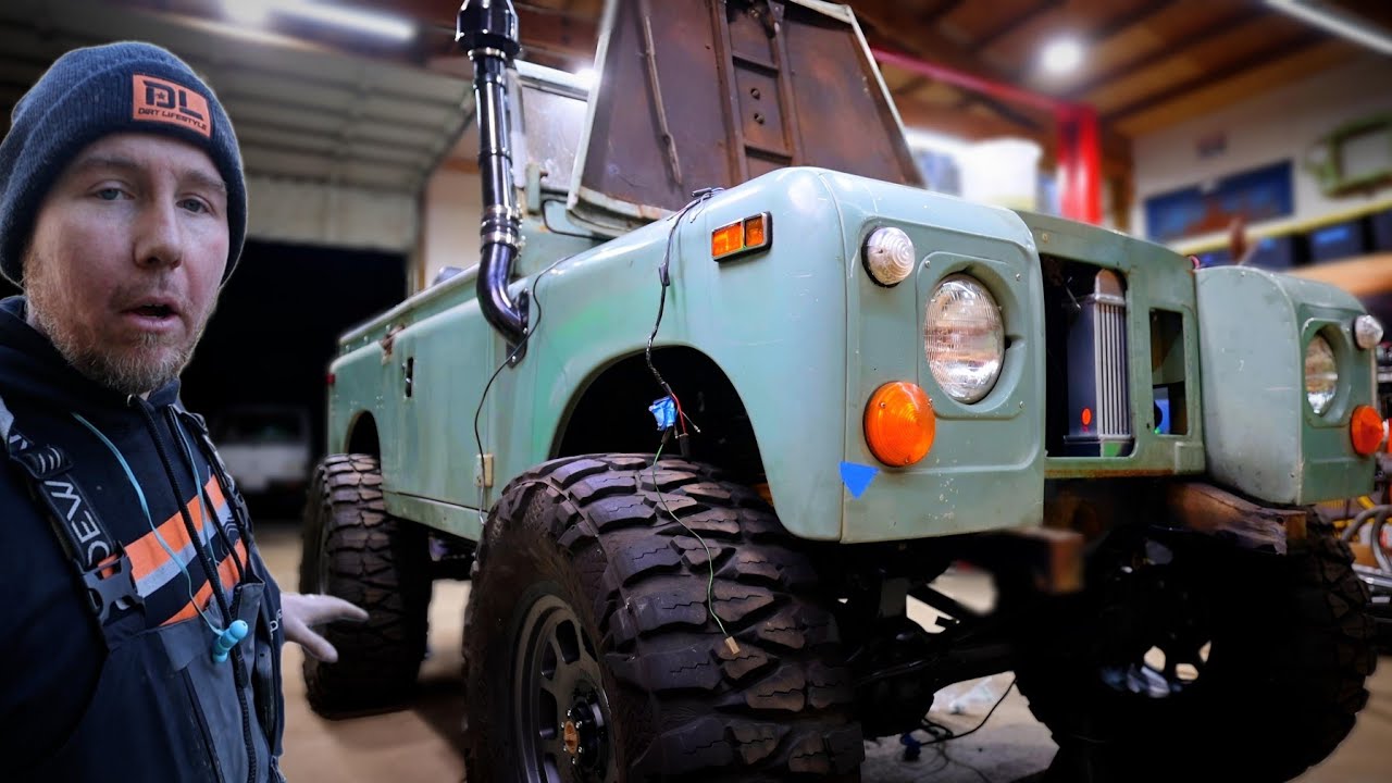 This thing is HUGE! Arctic Land Rover Build episode 3