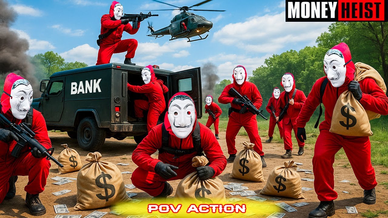 PARKOUR VS MONEY HEIST! 2 | POLICE No ESCAPE, BAD GUYS Explosive Last Stand (BELLA CIAO) Epic POV