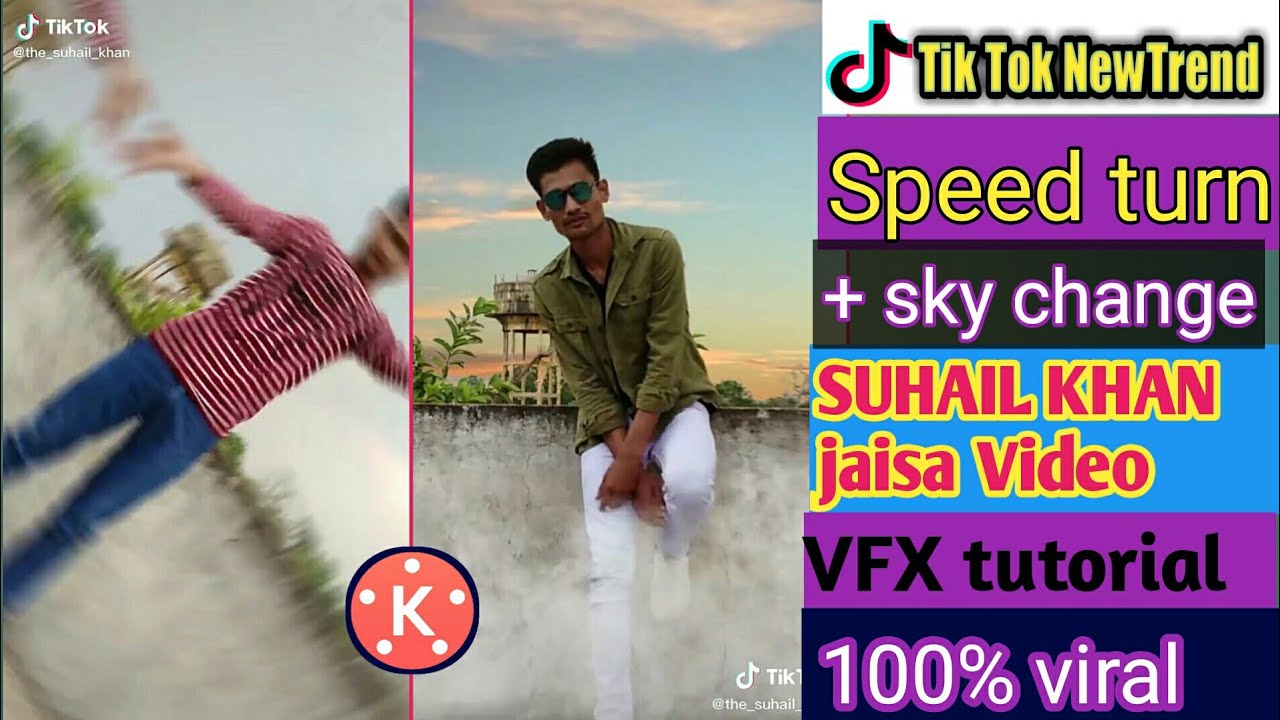 Tik tok new trend Tere bin jiyo naiyo lagda remix tiktok new vfx editing | Sohail Khan jaisa video
