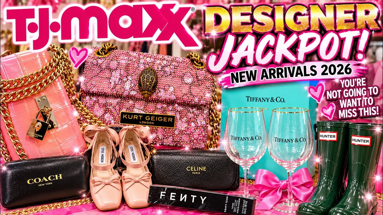 ДИЗАЙНЕРСКИЙ КЛАД В TJ MAXX! 😱 НОВИНКИ 2026 | Coach, Kurt Geiger, Celine И ДРУГОЕ!