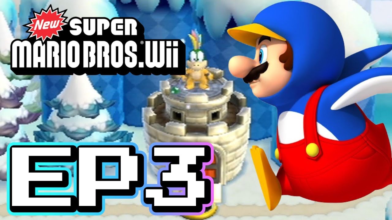 New Super Mario Bros.Wii - Walkthrough Part 3 - World 3! (All Star Coins)