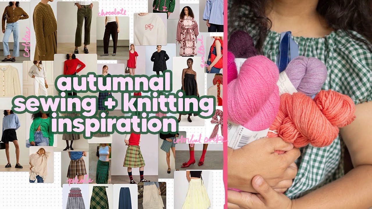Fall Knitting + Sewing Inspo Board & Planning my First Vintage Sweater Knit for Rhinebeck