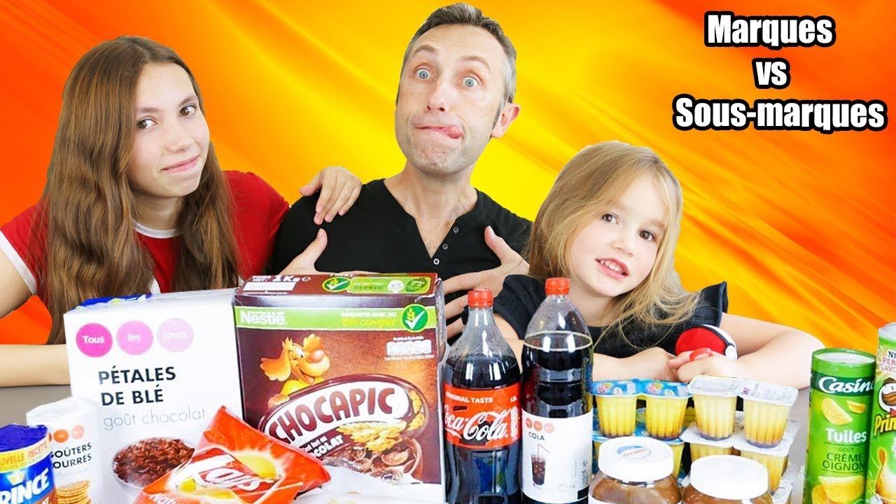 MARQUE vs SOUS MARQUE CHALLENGE ! Qui différentiera la marque du premier prix