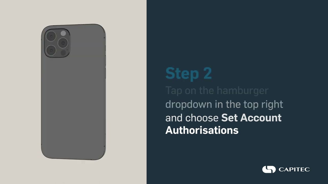 Capitec | Online Banking | Setting Authorisation Levels