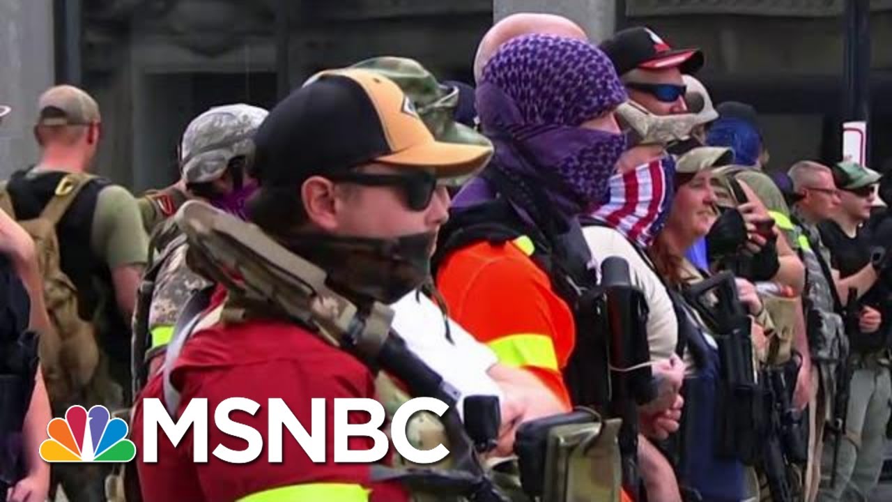 Armed U.S. 'Militia' Groups Increase Their Visibility | Morning Joe | MSNBC