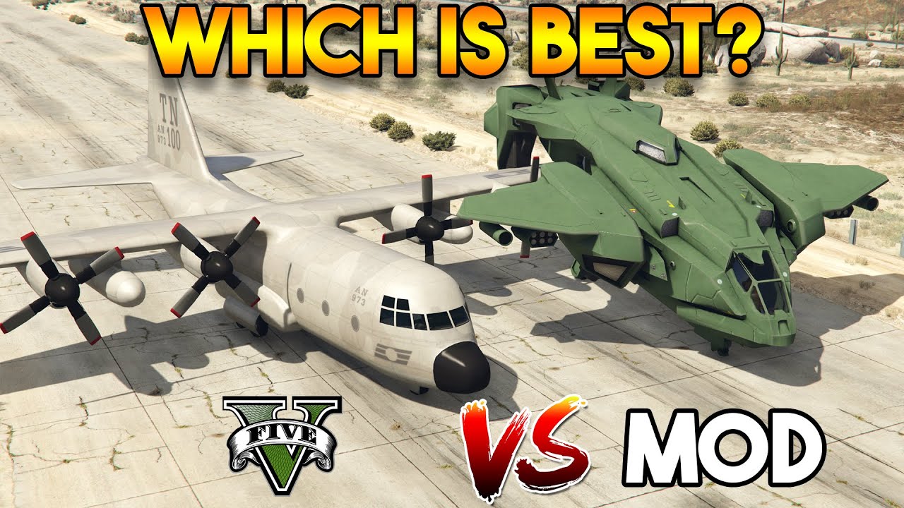 GTA 5 TITAN PLANE VS MODDER TITAN PLANE (WHO DID IT BETTER?)