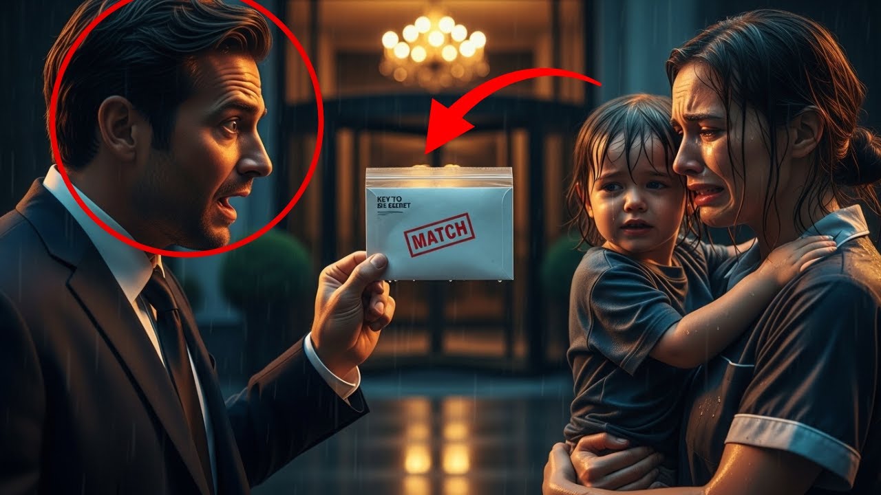The Millionaire Saw the Cleaner Crying in the Rain… Then His Daughter Revealed the Truth