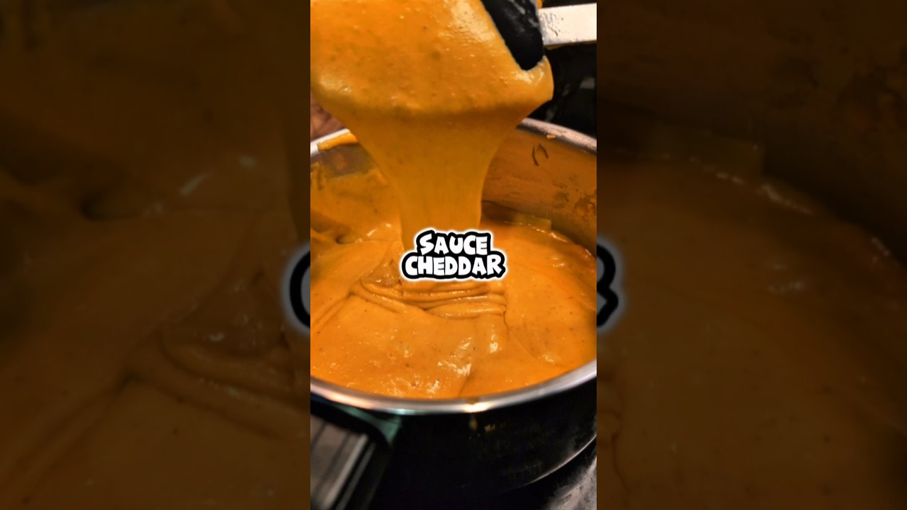 La Sauce Cheddar ! 🧀 #cheddar #sauce #burger