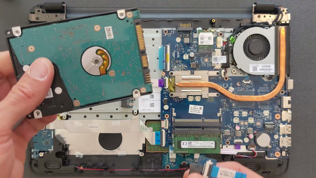 Обновление оперативной памяти и твердотельного накопителя HP 240 G4