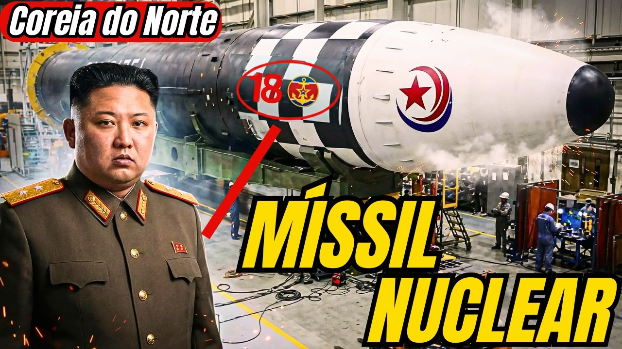 Terror nuclear! Coreia do Norte revela processo de fabricação do míssil Hwasong 18 -fábrica secreta!