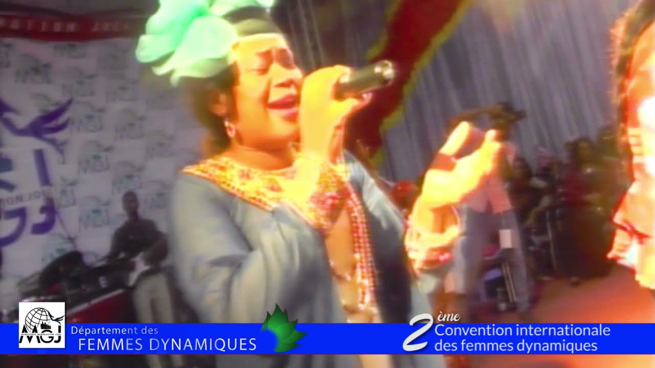 MAMAN IRENE MANDAKU 2ème CONVENTION DES FEMMES DYNAMIQUES AU MINISTERES GENERATION JOEL A L'SHI