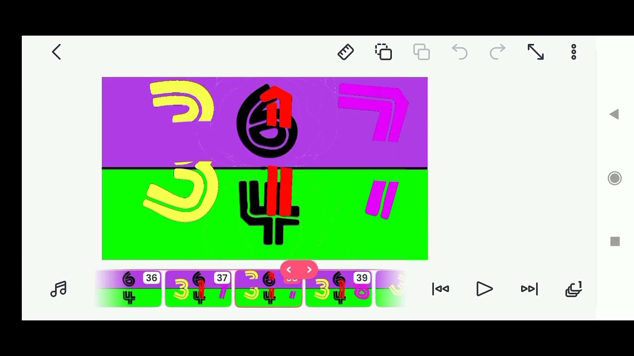 Numbers Band 61 62 63 64 65