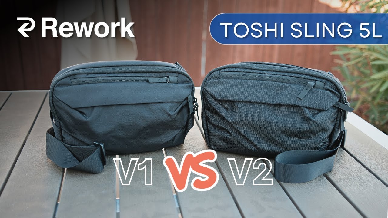 Найдите отличия! Переработанная версия Toshi Sling V1 по сравнению с V2.