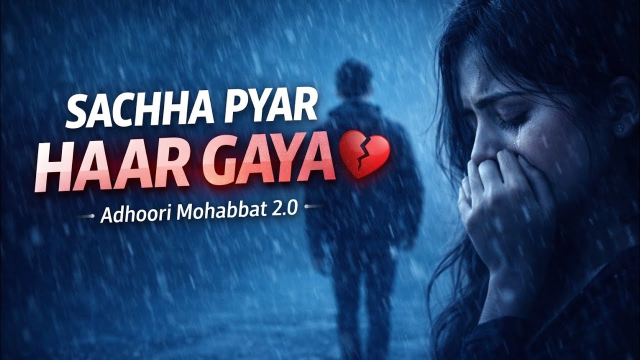 Ye Mohabbat Adhoori Reh Gayi 💔😭 | New Hindi Sad Song 2026 | Emotional Love Song