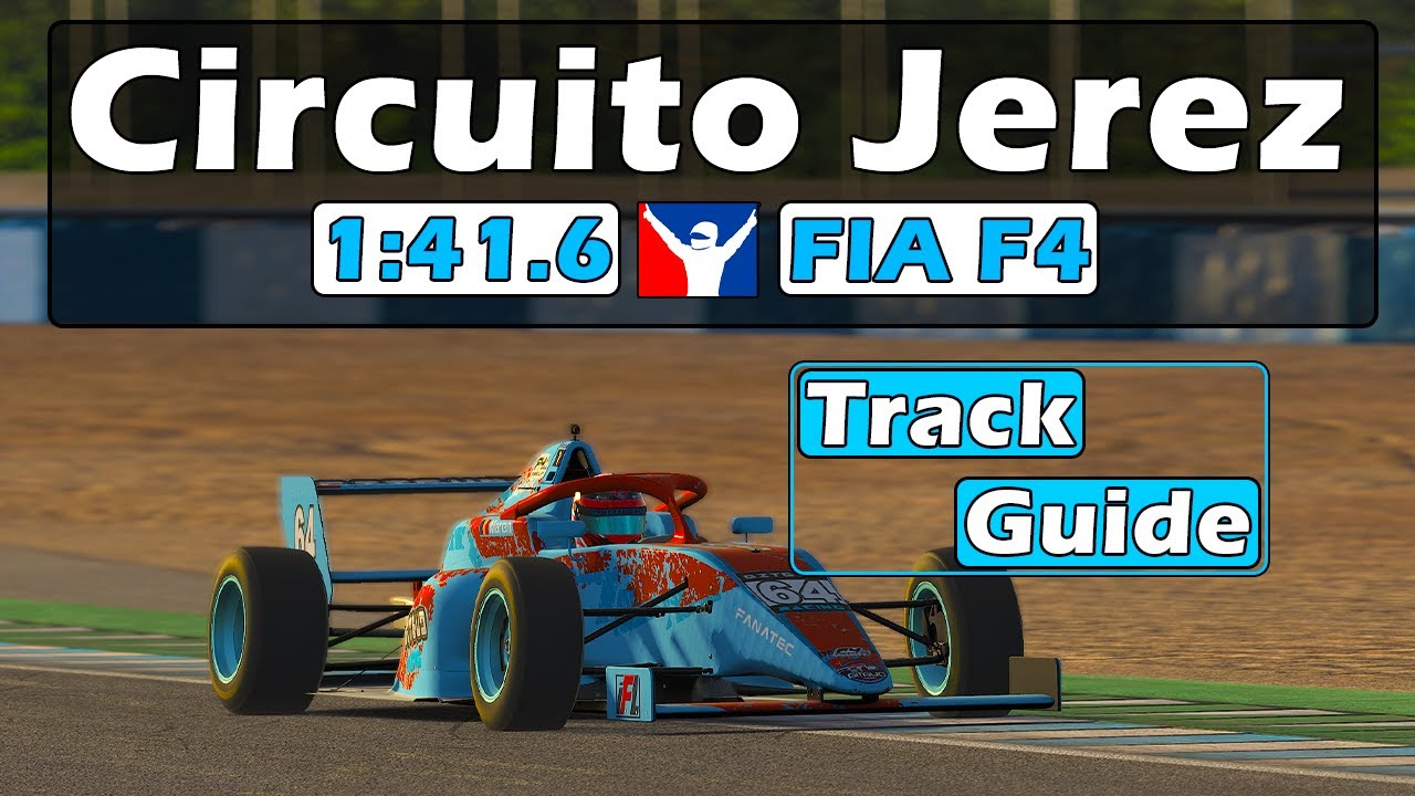 iRacing F4 Circuito de Jerez Track Guide FIXED - 1:41.6 - 2024 Season 1