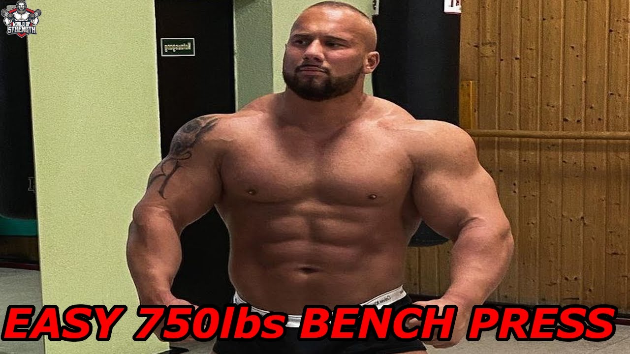 Strength Monster - Easy 340kg/750lbs Bench Press
