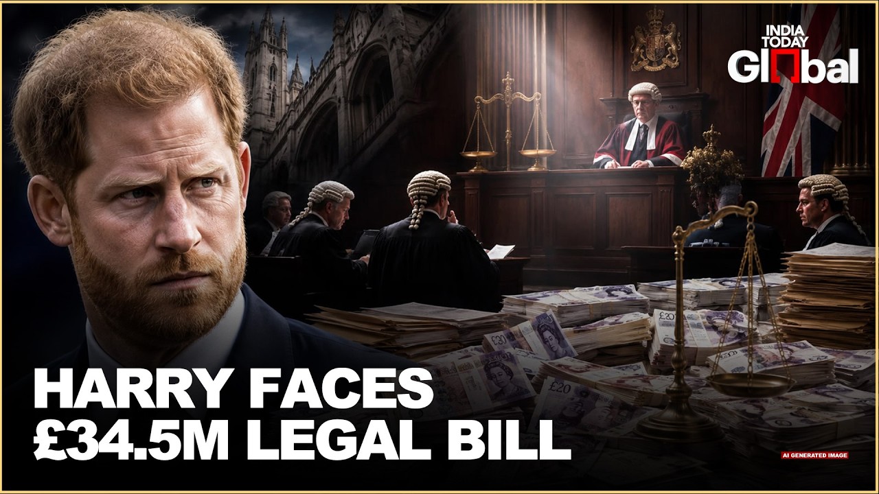 Prince Harry and Six Others Face Up To &pound;34.5m Legal Bill After Failed Privacy Case