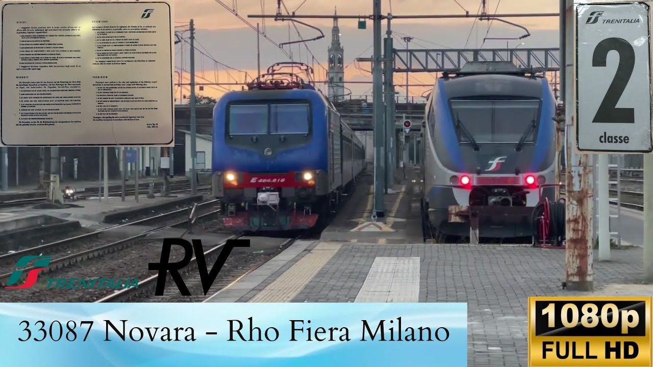 🚉 UIC X 532 sul RV da NOVARA a RHO FIERA con E464.616. ❌ NO stazione di MAGENTA