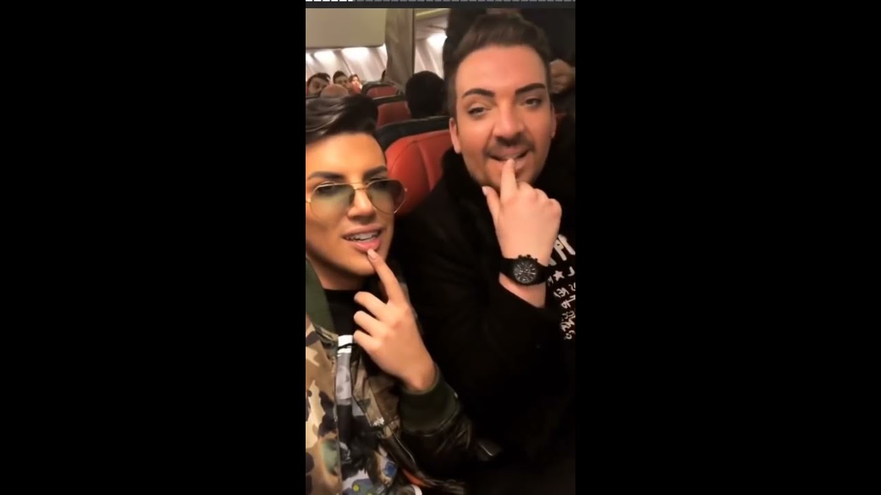 Kerimcan Durmazla Caner Çalışır'ın Uçaktaki Çıldırışları