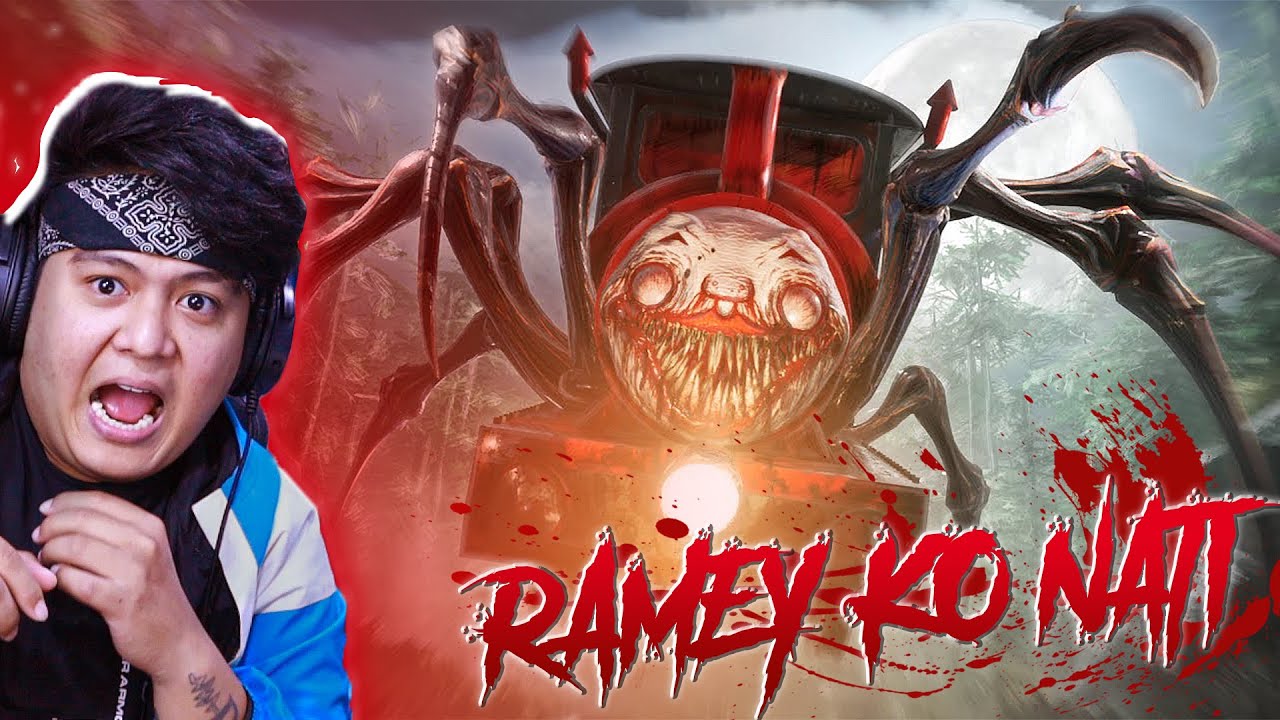 Abuuiiiiii 😬 Junior Plays Horror Game Choo Choo Charles