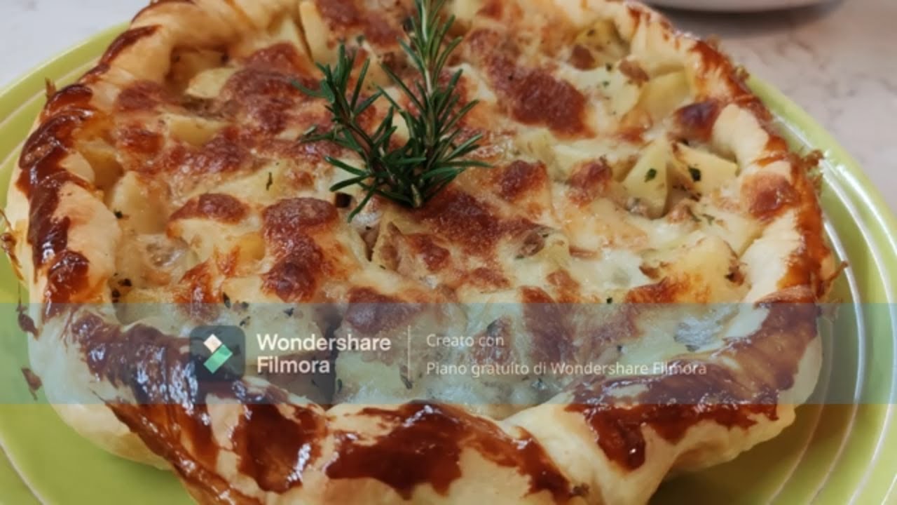 CROSTATA SALATA SCAMORZA E PATATE