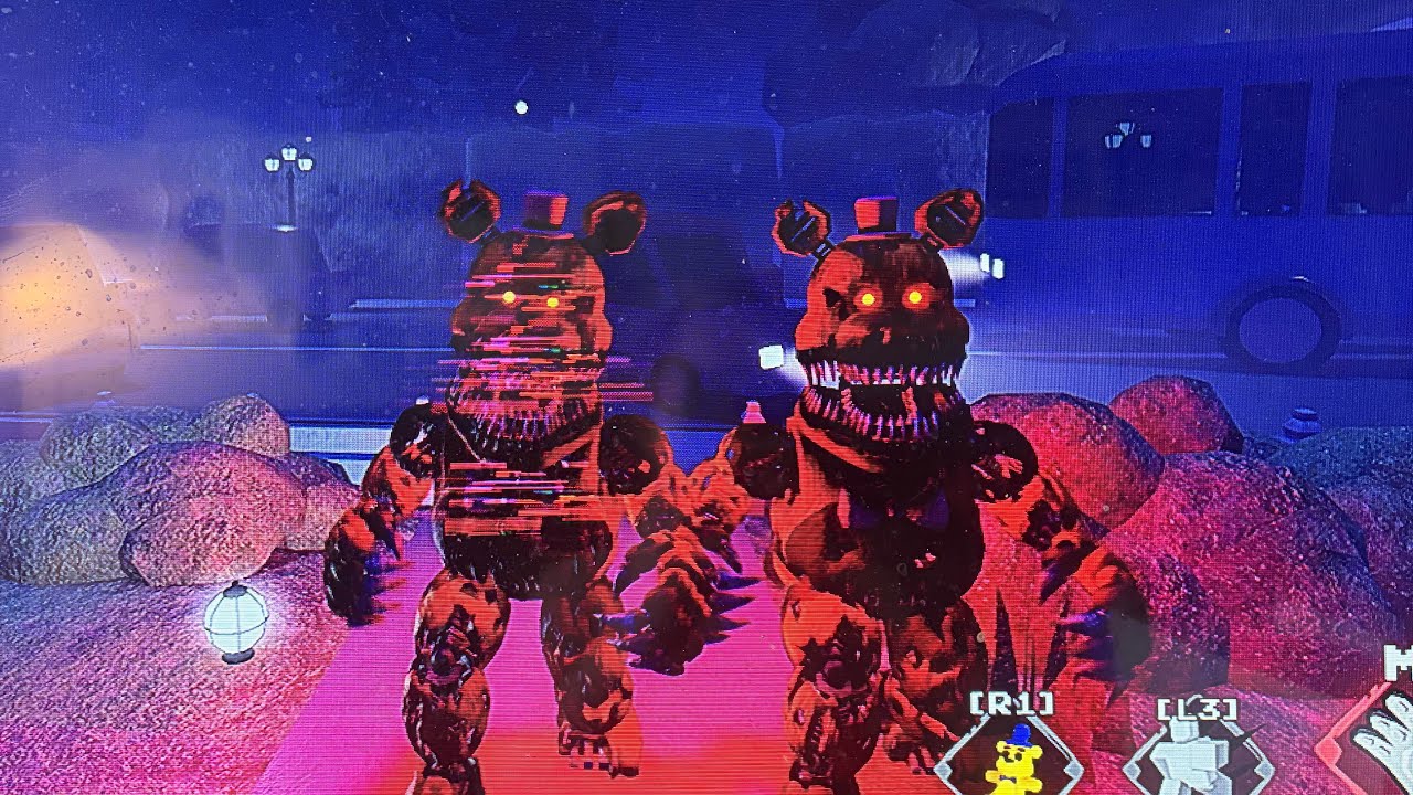 Glitched Fredbear and Normal Fredbear ft @Rodrigoalmeida-b9c